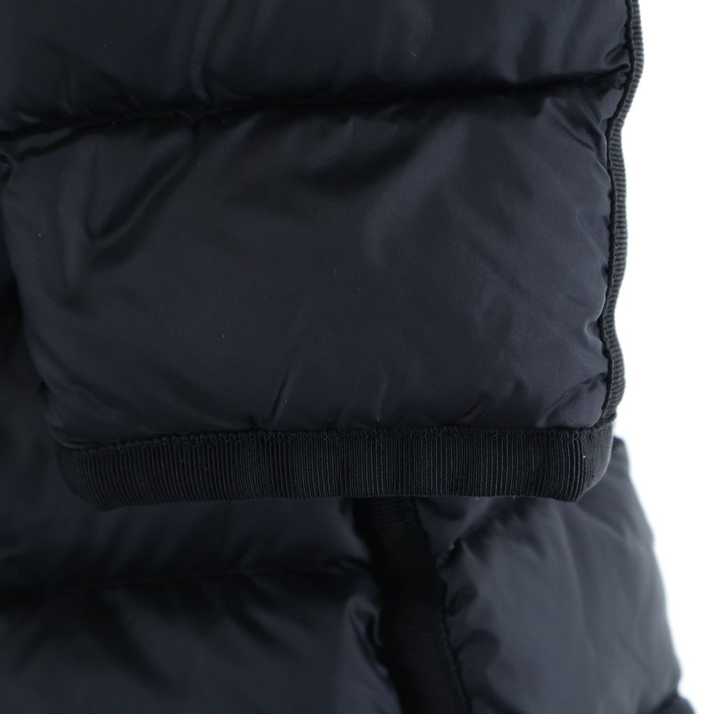 Moncler Hermine Long Down Coat Black — view 6