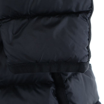 Moncler Hermine Long Down Coat Black — view 6