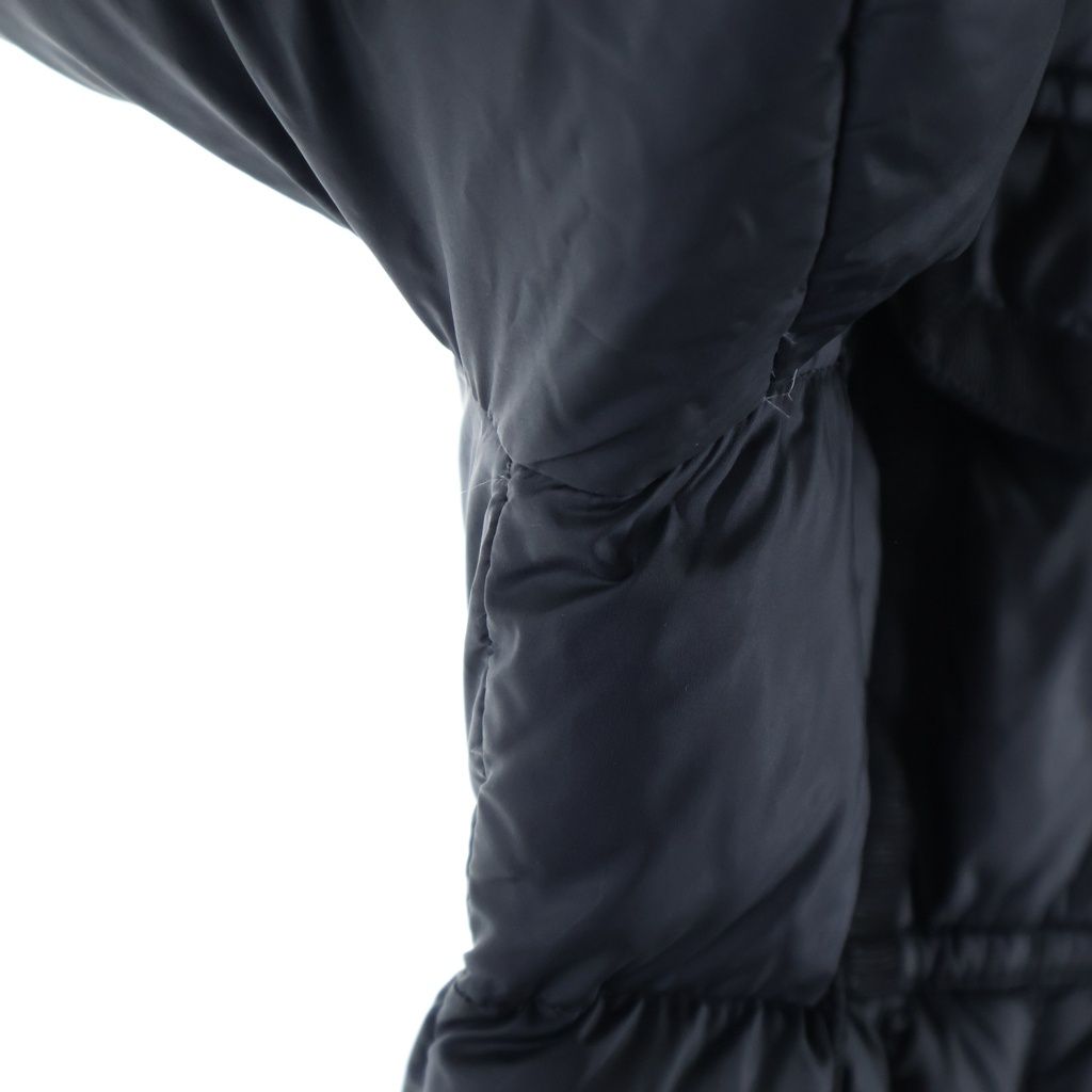 Moncler Hermine Long Down Coat Black — view 5