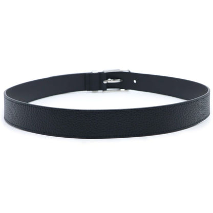 Louis Vuitton Belt Pont Neuf LV Logo Buckle Taurillon Leather Black — view 2