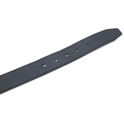 Louis Vuitton Belt Pont Neuf LV Logo Buckle Taurillon Leather Black — view 6