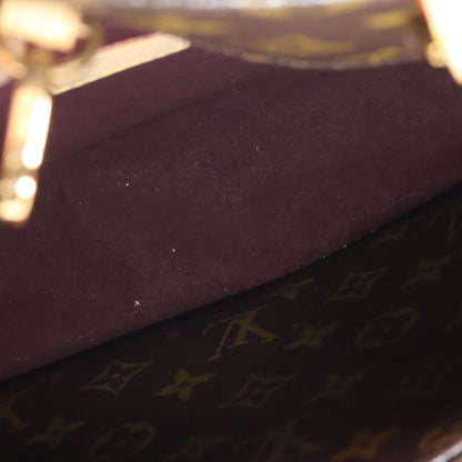 Louis Vuitton Monogram Montaigne MM Shoulder Bag Brown Leather — view 7