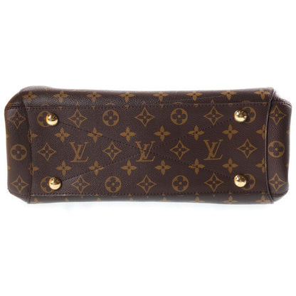Louis Vuitton Monogram Montaigne MM Shoulder Bag Brown Leather — view 4