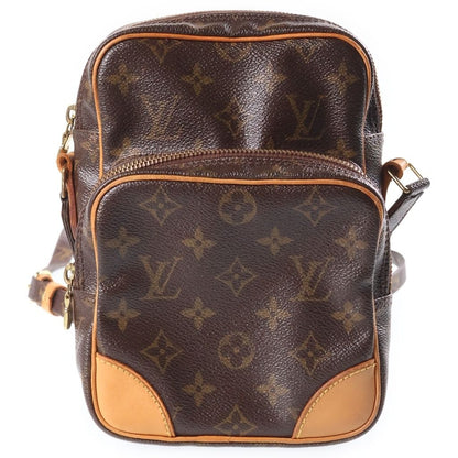 Louis Vuitton Monogram Amazon Mini Shoulder Bag Brown Leather Gold