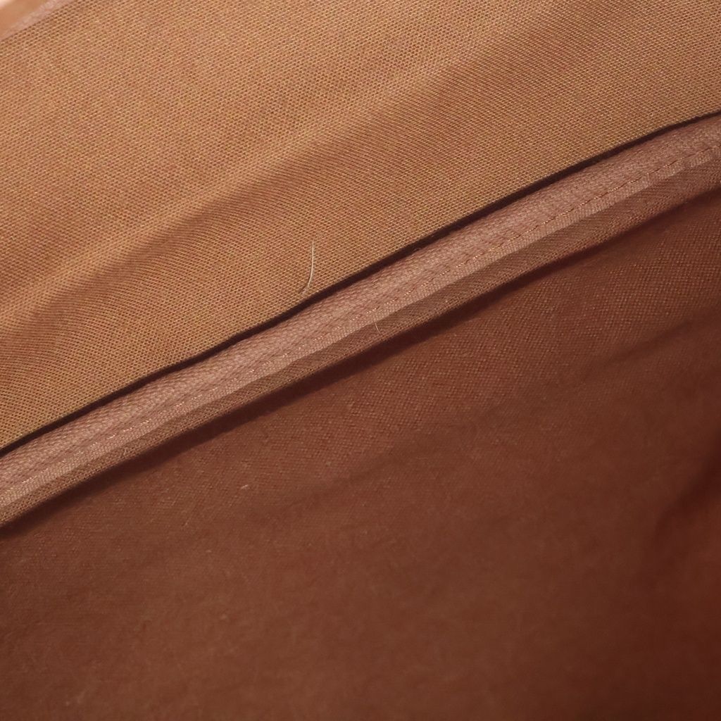 Louis Vuitton Monogram Saumur 30 Shoulder Bag Brown Leather Gold — view 8