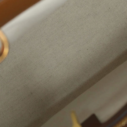 Gucci GG Supreme 2-Way Shoulder Bag Brown Beige Leather Gold — view 7