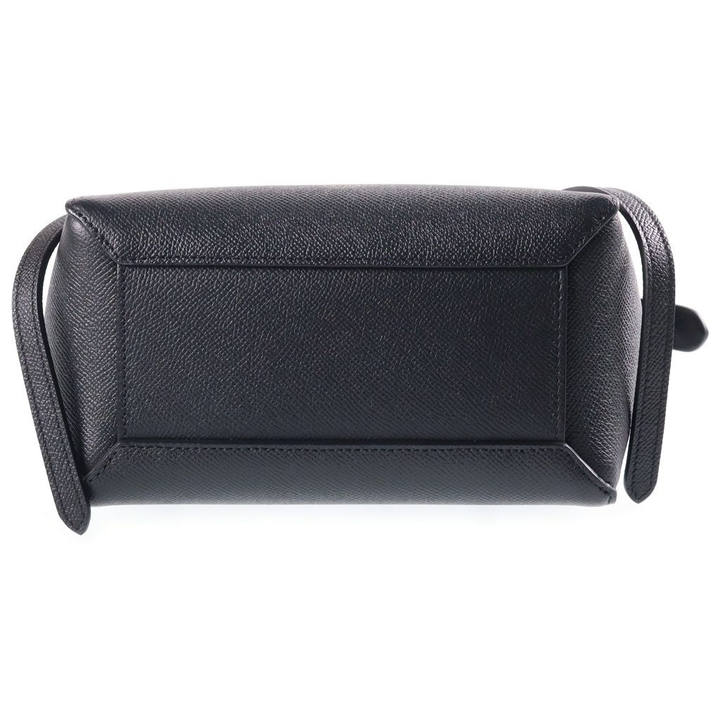 Celine Belt Bag Nano Black Leather — view 4