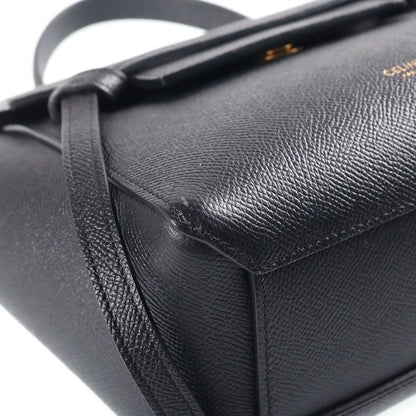 Celine Belt Bag Nano Black Leather — view 5