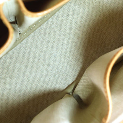 Louis Vuitton Monogram Trouville Handbag Brown Leather — view 8