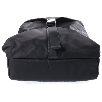 Prada Re-Nylon Backpack Black Silver — view 4