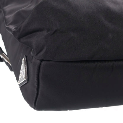 Prada Re-Nylon Backpack Black Silver — view 5