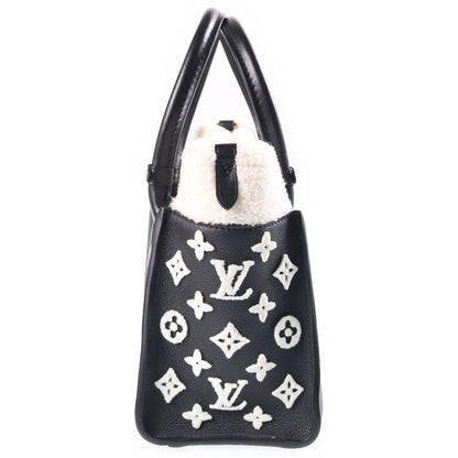 Louis Vuitton Monogram on My Side PM 2-Way Shoulder Bag Black White Leather — view 3