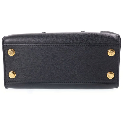 Louis Vuitton Monogram on My Side PM 2-Way Shoulder Bag Black White Leather — view 4