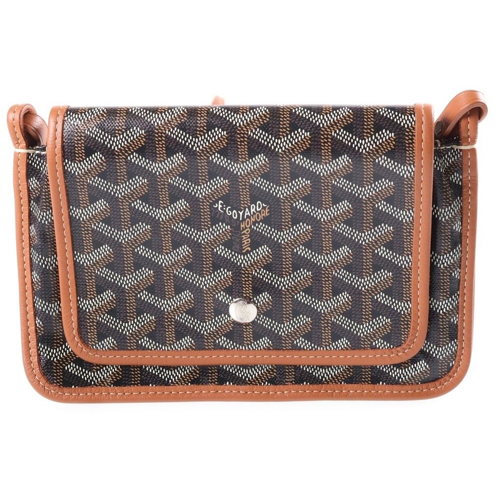 Goyard Plumet Mini Shoulder Bag Leather Silver