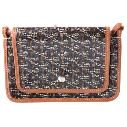 Goyard Plumet Mini Shoulder Bag Leather Silver