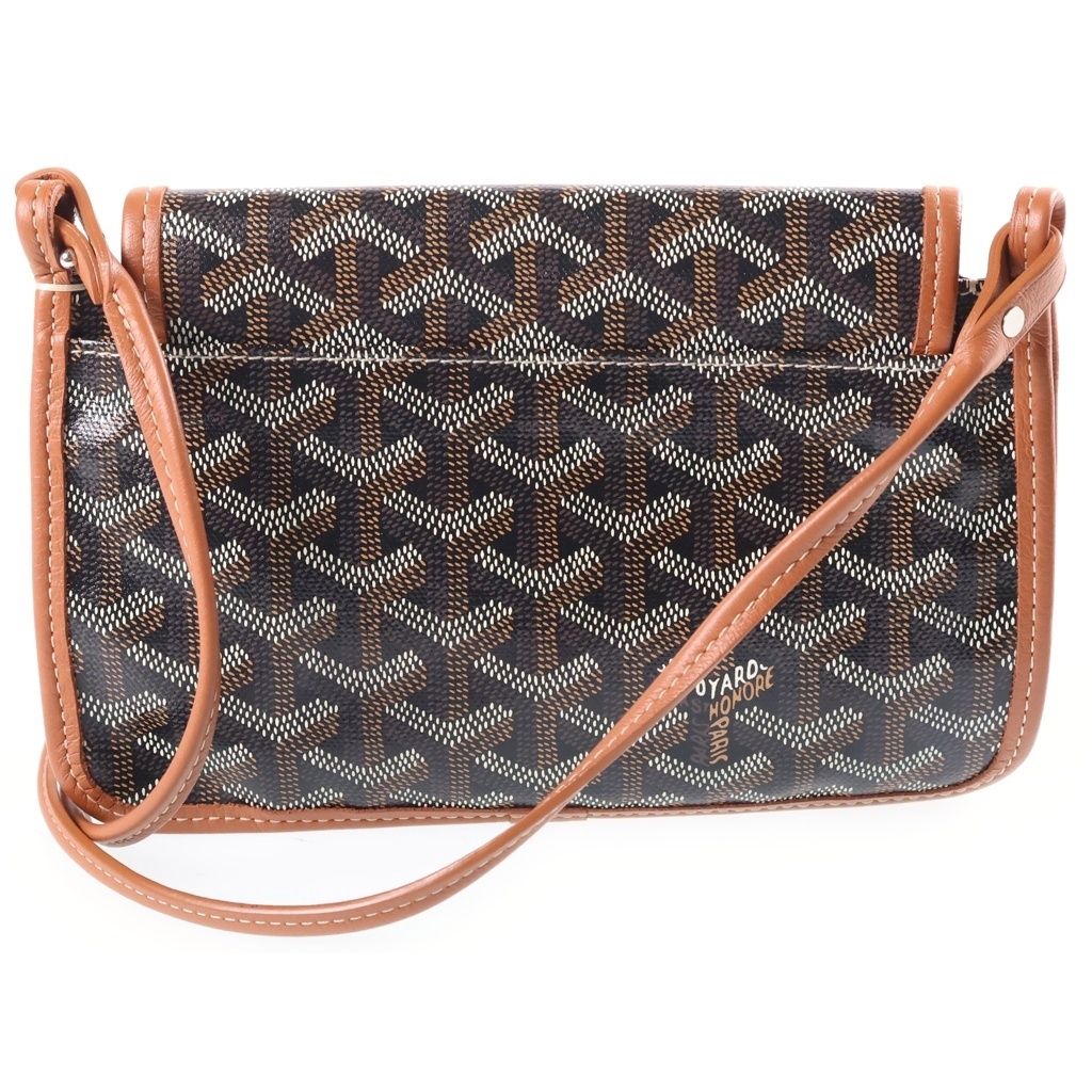 Goyard Plumet Mini Shoulder Bag Leather Silver — view 2