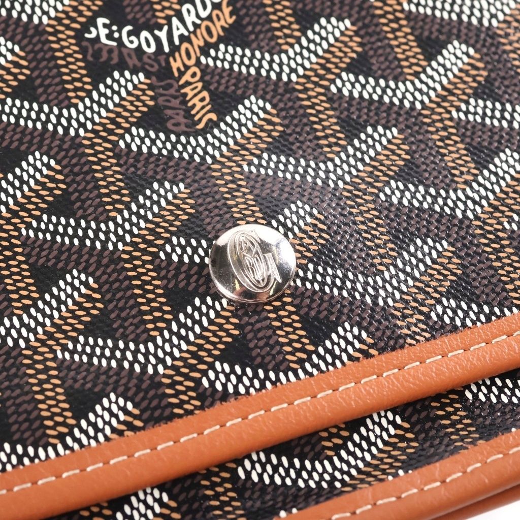 Goyard Plumet Mini Shoulder Bag Leather Silver — view 6