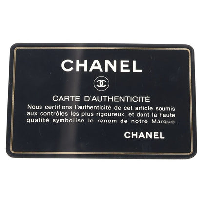 Chanel CC Logo Chevron V-stitch Chain Shoulder Bag Black Lambskin Gold — view 8