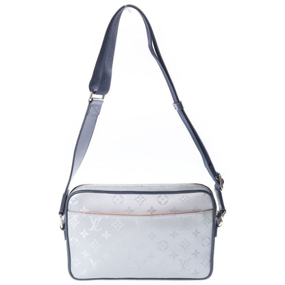 Louis Vuitton Monogram Satellite Alpha Messenger Shoulder Bag Silver Navy — view 2