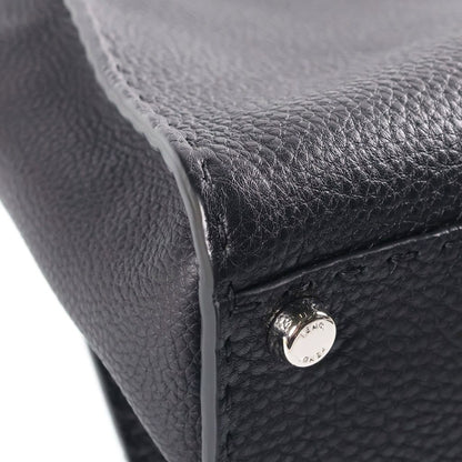 Fendi Peekaboo Selleria Medium 2-Way Shoulder Bag Black Leather — view 5