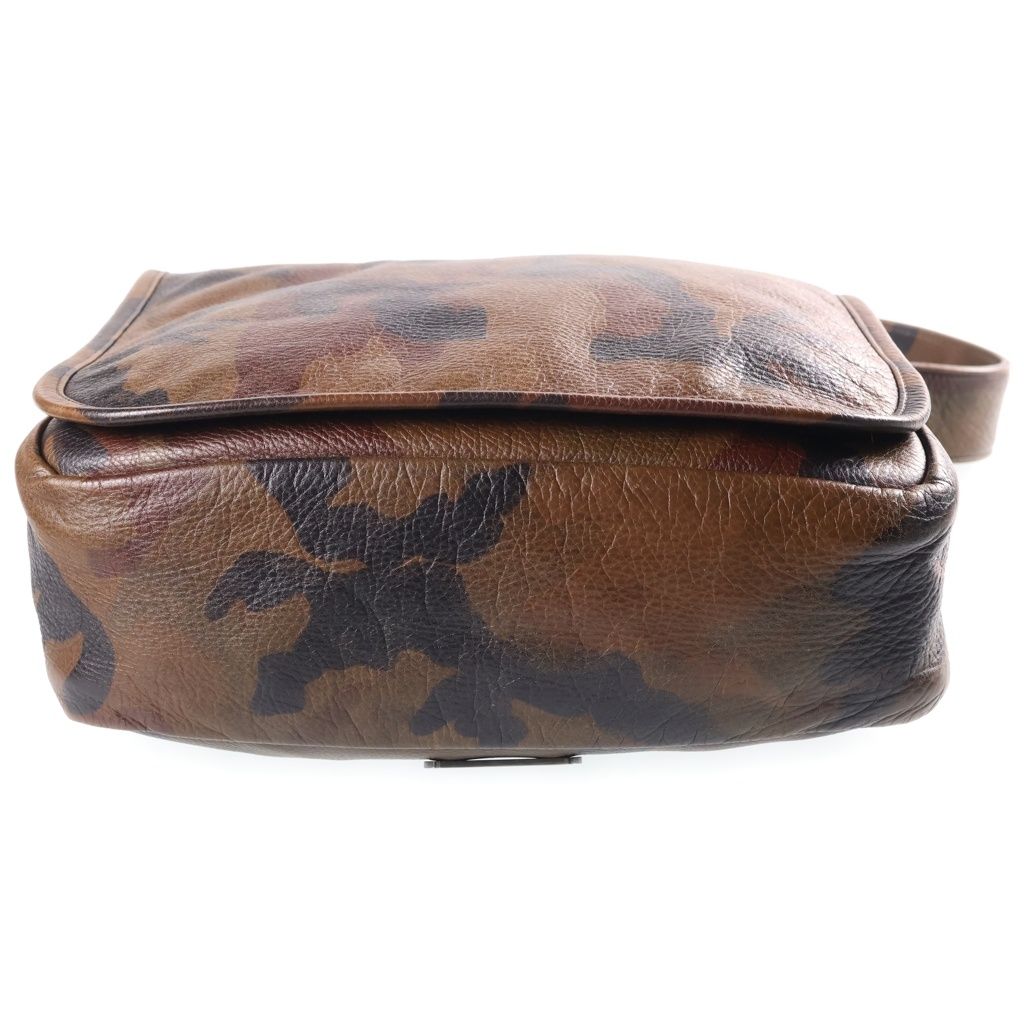 Chrome Hearts Shoulder Bag Gunslinger Strap Camo Leather Khaki — view 4