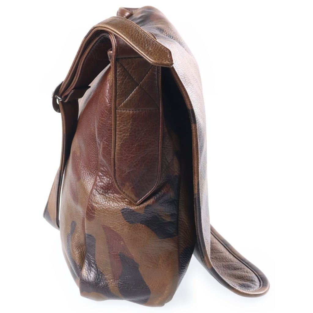 Chrome Hearts Shoulder Bag Gunslinger Strap Camo Leather Khaki — view 3
