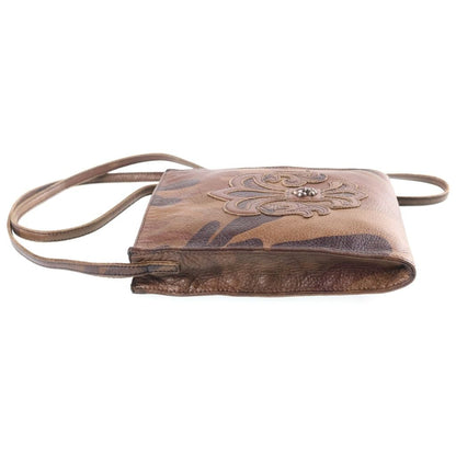 Chrome Hearts SQ Pkt BS Fluer Square Pocket BS Flare Patch Leather Shoulder Bag — view 3