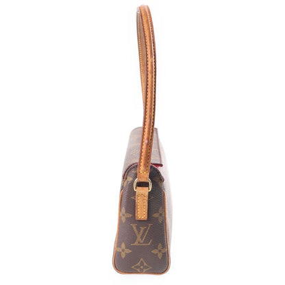 Louis Vuitton Monogram Recital Mini Shoulder Bag Brown Leather Gold — view 3