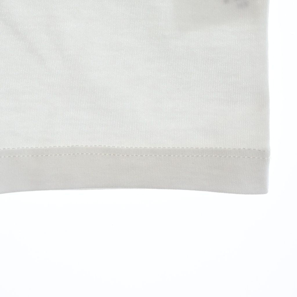 Celine Regular T-Shirt in Cotton Jersey Logo Print Crew Neck Ringer Short — view 6