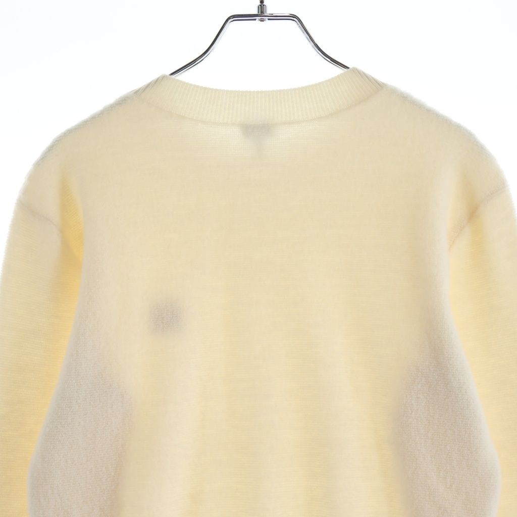 Loewe Anagram Logo Embroidery Polyester Knit Sweater Ivory — view 4