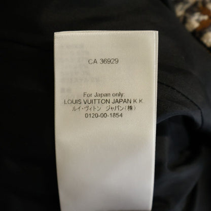 Louis Vuitton 22 AW Monogram All Over Print Gold Button Belt Design Tweed Short — view 8