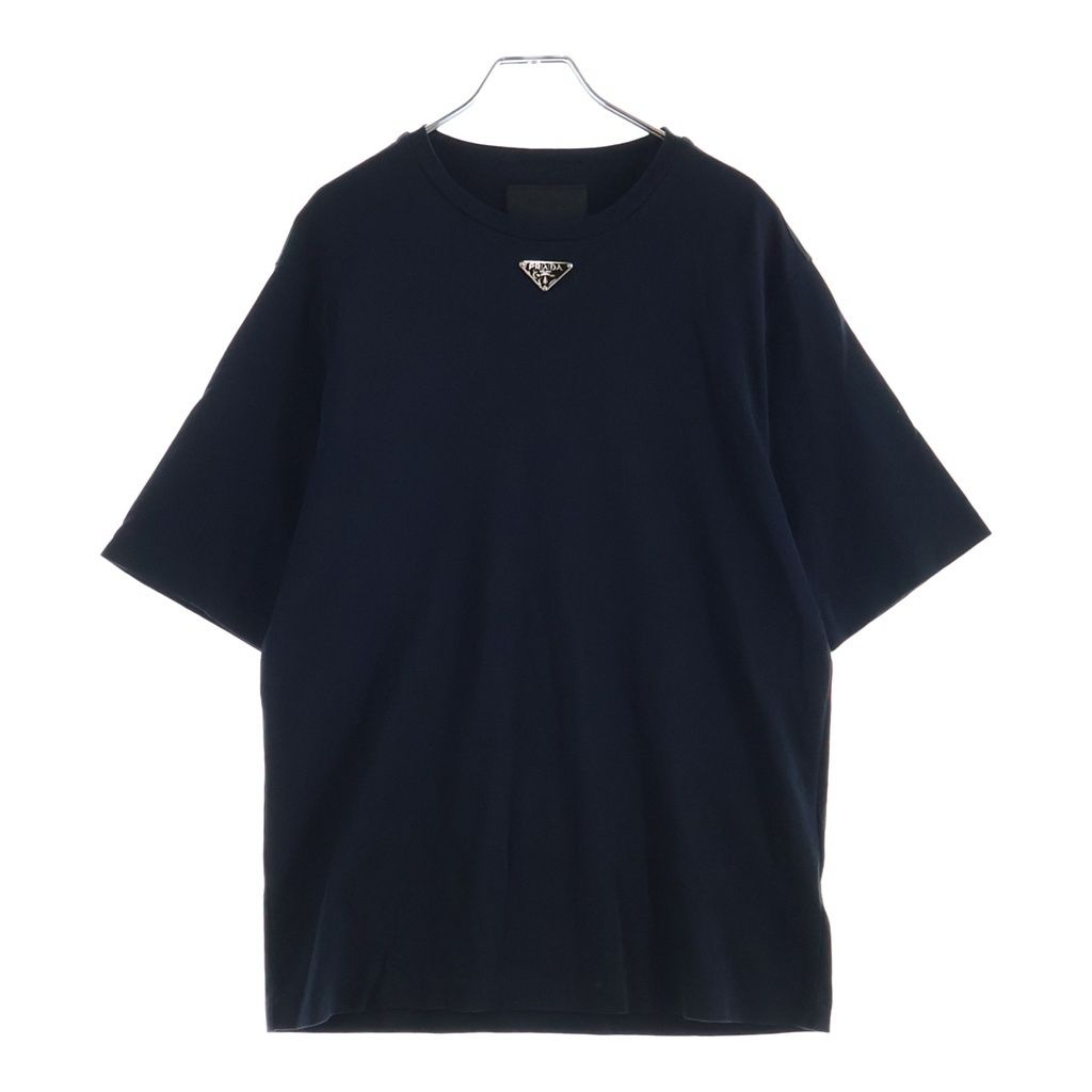 Prada Crew Neck Short Sleeve T-Shirt Black