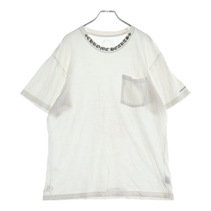 Chrome Hearts CH Short Sleeve Neck Logo Print T-Shirt White