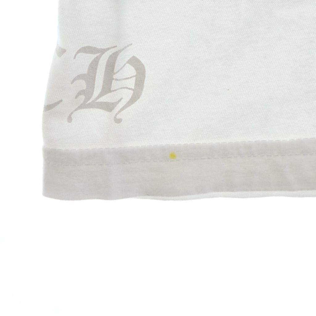 Chrome Hearts CH Short Sleeve Neck Logo Print T-Shirt White — view 5