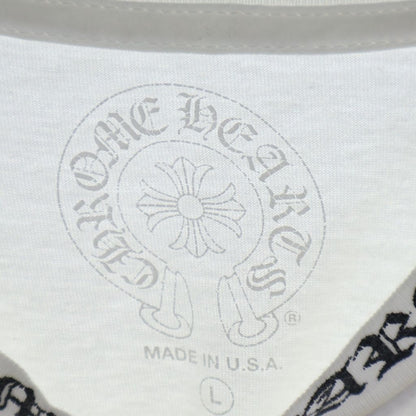 Chrome Hearts CH Short Sleeve Neck Logo Print T-Shirt White — view 7
