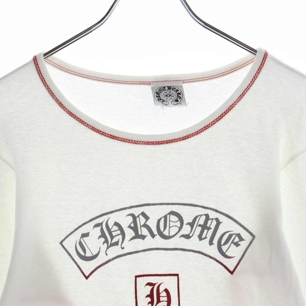 Chrome Hearts Vintage T Bar Sleeve Gradation Logo Inside Out Long Crew Neck Top — view 3