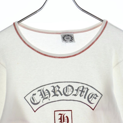 Chrome Hearts Vintage T Bar Sleeve Gradation Logo Inside Out Long Crew Neck Top — view 3
