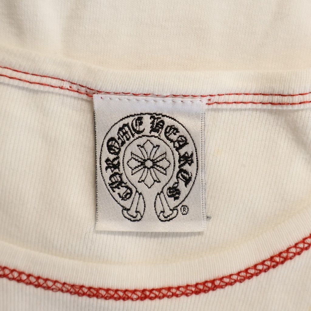 Chrome Hearts Vintage T Bar Sleeve Gradation Logo Inside Out Long Crew Neck Top — view 7