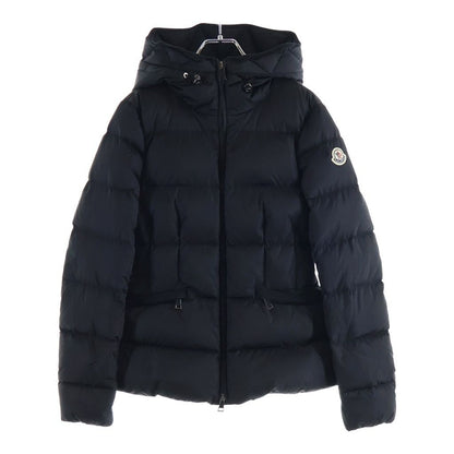 Moncler Avocette Nylon Long Down Jacket Black