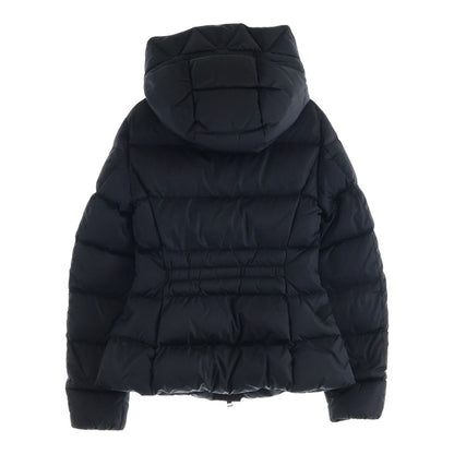 Moncler Avocette Nylon Long Down Jacket Black — view 2
