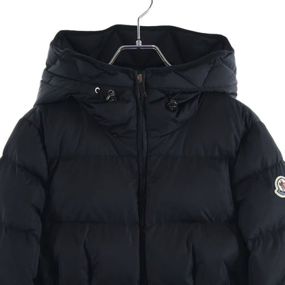 Moncler Avocette Nylon Long Down Jacket Black — view 3