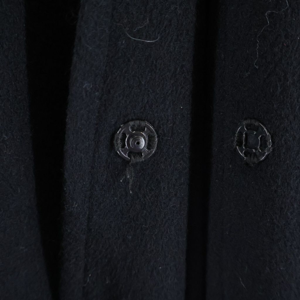 Chanel Rabbit Fur Cashmere Long Coat Black — view 6