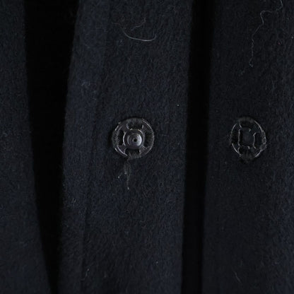 Chanel Rabbit Fur Cashmere Long Coat Black — view 6