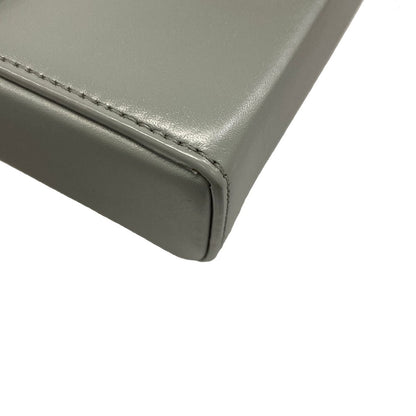 Dior Shoulder Bag Box Gray Leather — view 6