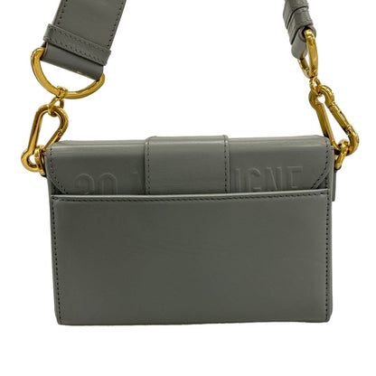 Dior Shoulder Bag Box Gray Leather — view 3