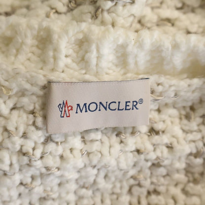 Moncler 25 SS Boucle Cotton Texture Knit Sweater White — view 7