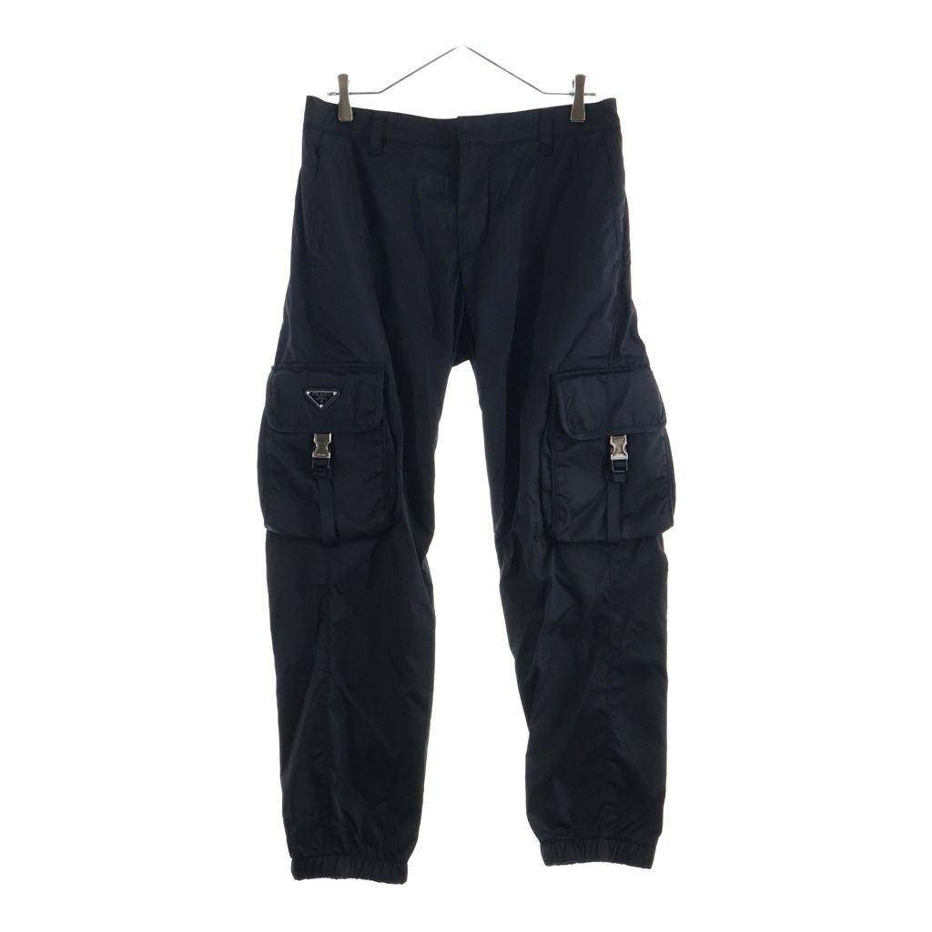Prada Re-Nylon Slim Nylon Cargo Pants Black