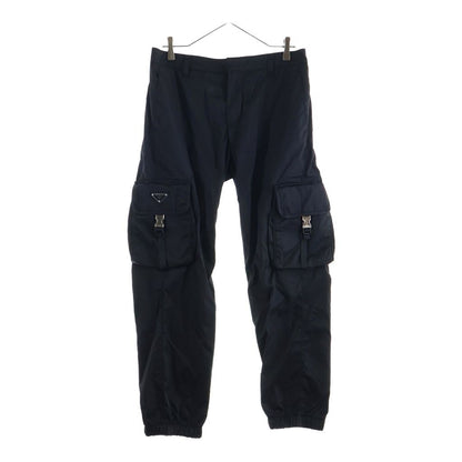 Prada Re-Nylon Slim Nylon Cargo Pants Black