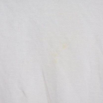 Moncler Chest Logo Embroidery Sleeve Patch Short Polo Shirt White — view 6