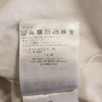 Moncler Chest Logo Embroidery Sleeve Patch Short Polo Shirt White — view 8